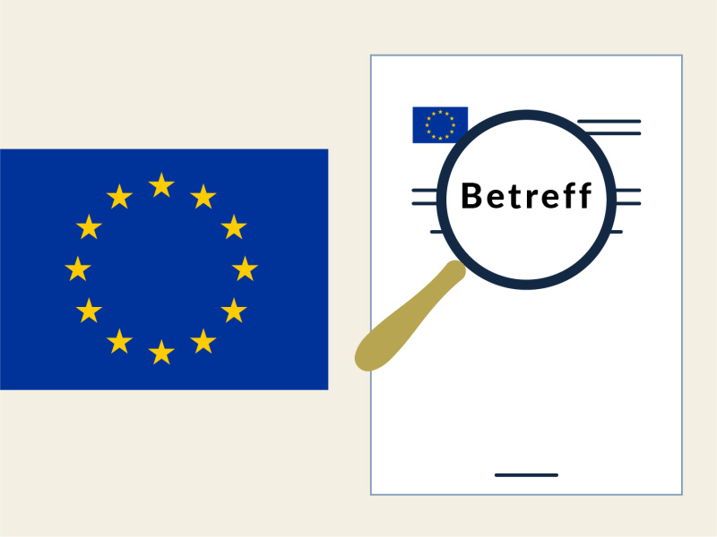 EU-Datenbank - Betreff