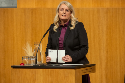 Eröffnungsworte Bundesratspräsidentin Claudia Arpa (SPÖ)