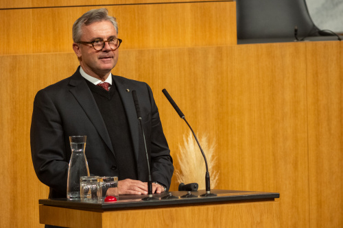 Eröffnungsworte Dritter Nationalratspräsident Norbert Hofer (FPÖ)