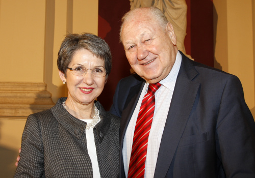 v.li. Nationalratspräsidentin Barbara Prammer und Seniorenratspräsident Karl Blecha
