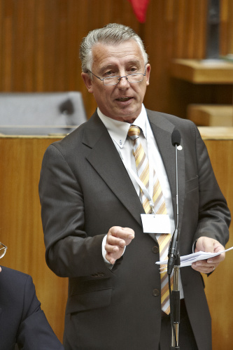 Gemeindebundpräsident Helmut Mödlhammer am Wort