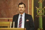Dritter Nationalratspräsident Norbert Hofer (F) am Rednerpult
