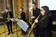 Musikalische Umrahmung: Saxophonquartett Aureum