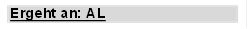 Ergeht an: AL