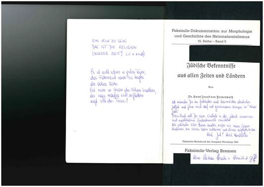 Bilder Buch Widmung Strache