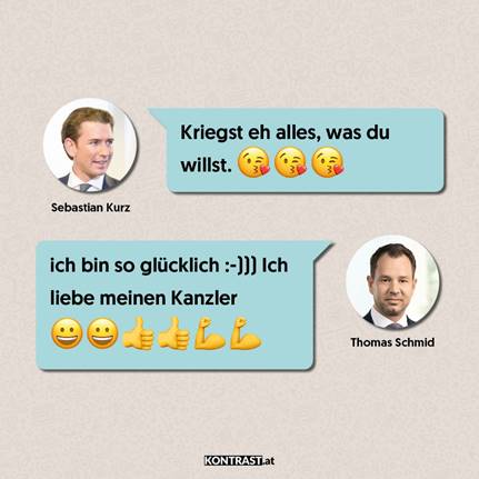 Kurz-Freund Thomas Schmid lästert in Chats über "Pöbel"