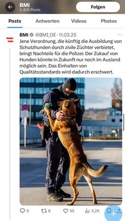 Ein Bild, das Text, Säugetier, Screenshot, Hund enthält.
KI-generierte Inhalte können fehlerhaft sein.