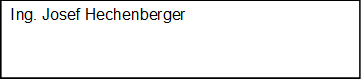 Ing. Josef Hechenberger