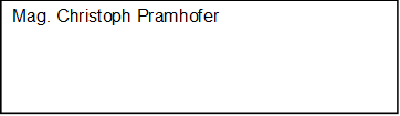 Mag. Christoph Pramhofer