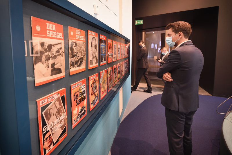 Besuch des Jüdischen Museums. Nationalratsabgeordneter Jakob Schwarz (G)