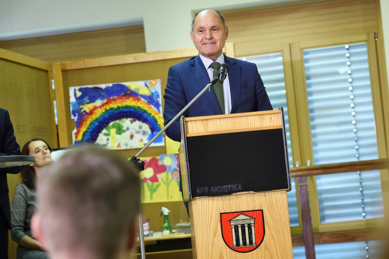 Nationalratspräsident Wolfgang Sobotka (V) bei seiner Rede