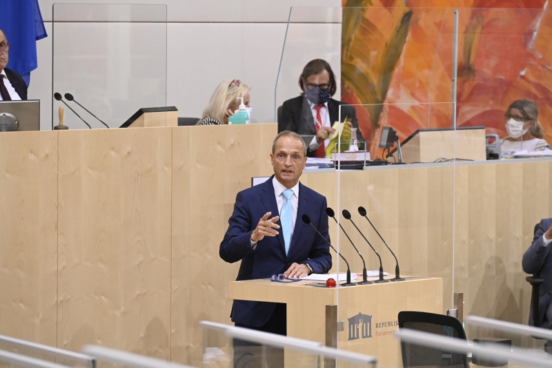 Nationalratsabgeordneter Wolfgang Gerstl (V) am Wort