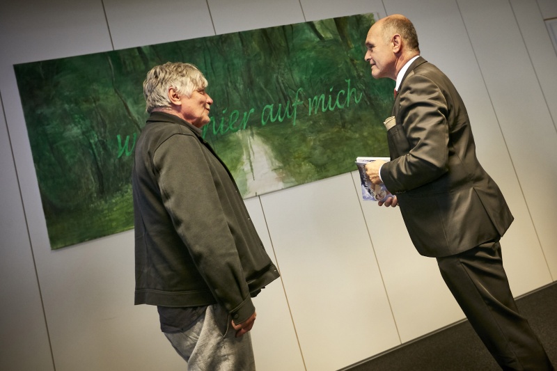 Von rechts: Nationalratspräsident Wolfgang Sobotka (V), Alois Mosbacher im Gespräch