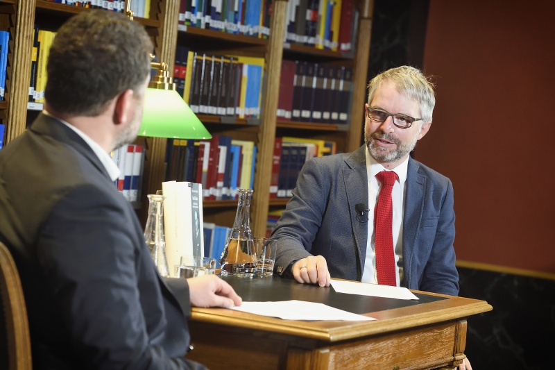 Von links: Rechtshistoriker Thomas Olechowski, Christoph Konrath