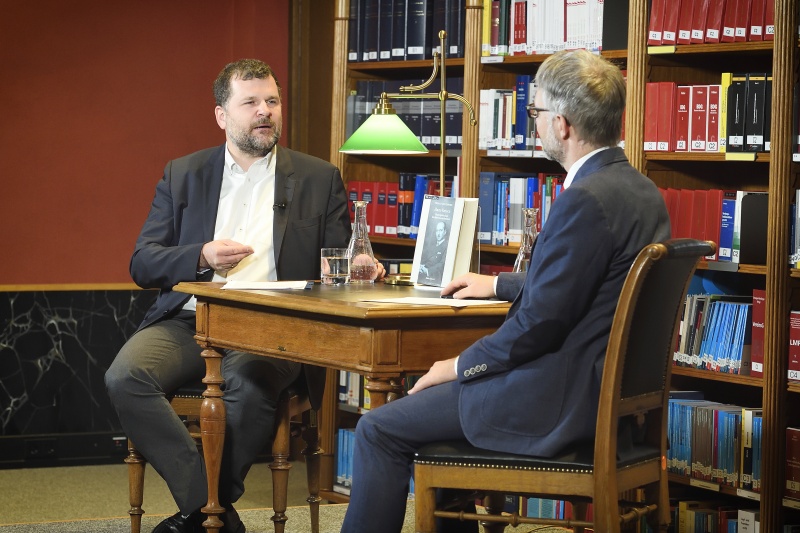 Von links: Rechtshistoriker Thomas Olechowski, Christoph Konrath