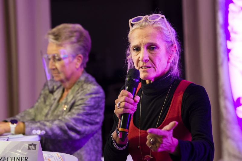 Von rechts: ORF Programmdirektorin Kathrin Zechner, Nationalratsabgeordnete a.D. Elisabeth Pittermann