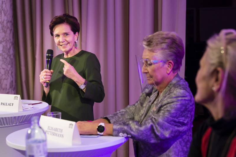 Von links: Landtagspräsidentin Brigitta Pallauf, Nationalratsabgeordnete a.D. Elisabeth Pittermann