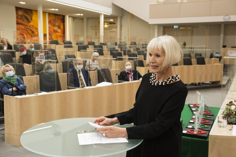 Moderatorin Heilwig Pfanzelter