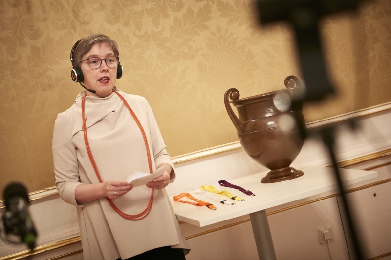 Moderation und Begrüßung durch Caroline Iber vom Kinderbüro der Universität Wien