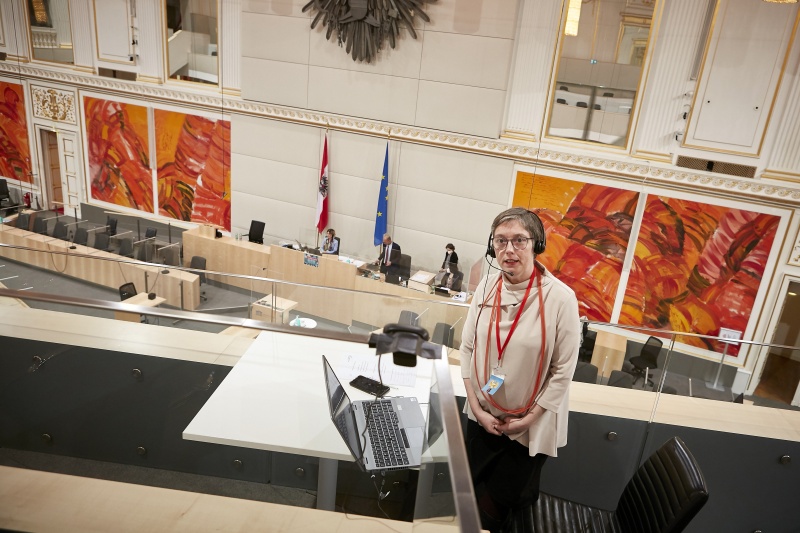Abmoderation durch Karoline Iber Kinderbüro Universität WIen