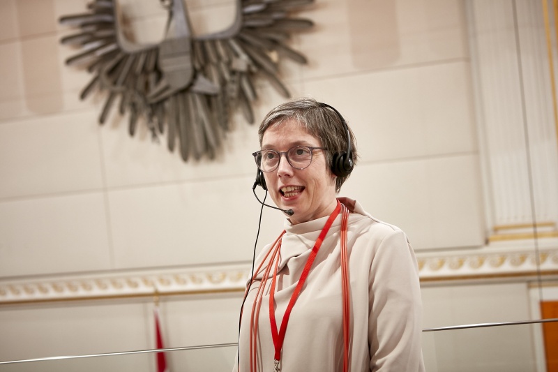 Abmoderation durch Karoline Iber Kinderbüro Universität WIen