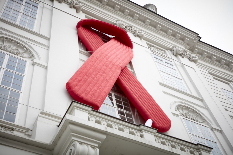 Red Ribbon am Josefsplatz