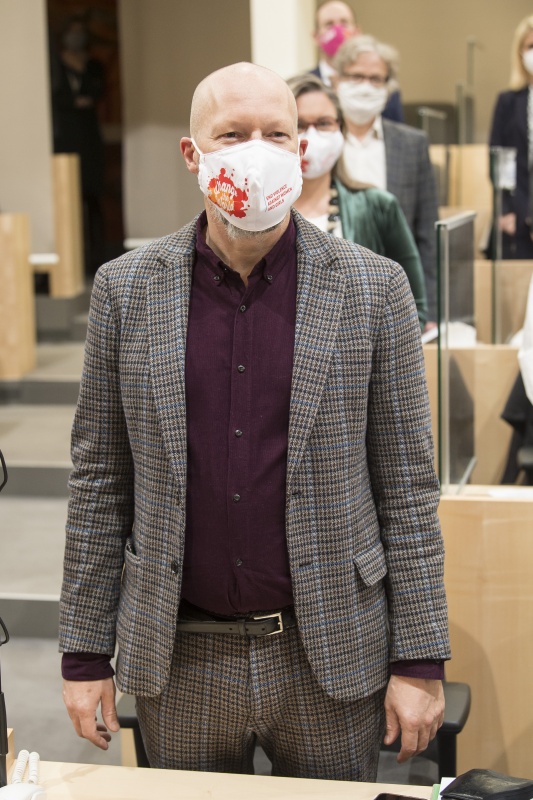 Angelobung der neuen Bundesräte aus Wien. Bundesrat Marco Schreuder (Grüne)