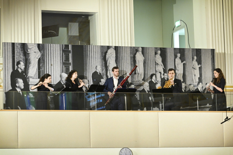 Musikalische Untermalung durch das Tandem-Quintett