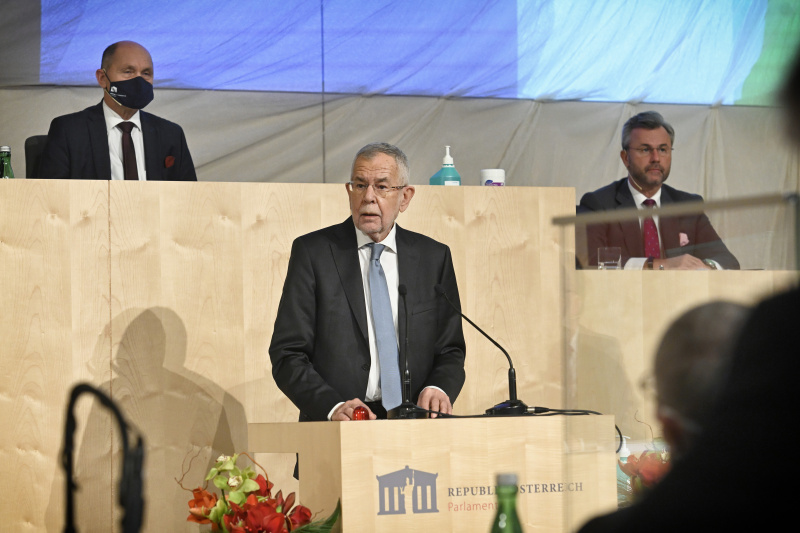 Rede von Bundespräsident Alexander Van der Bellen