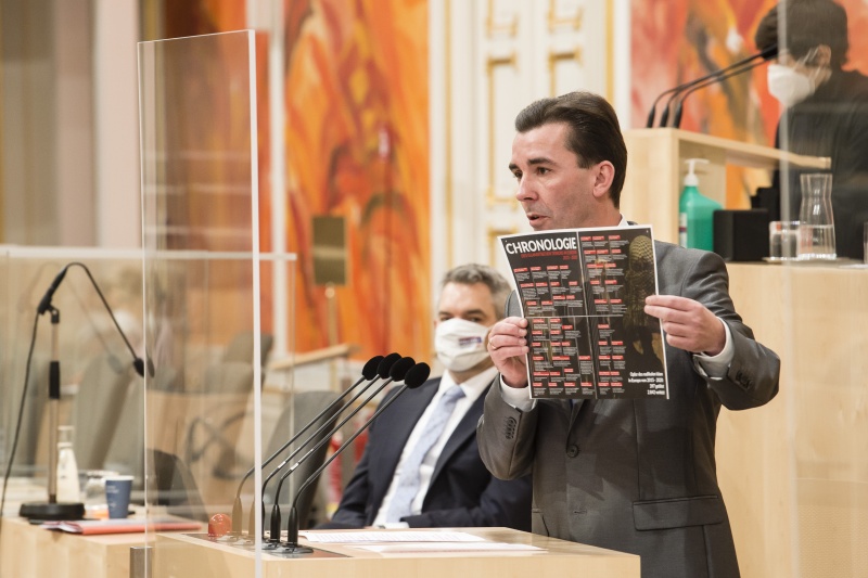 Am Rednerpult: Bundesrat Josef Ofner (FPÖ)