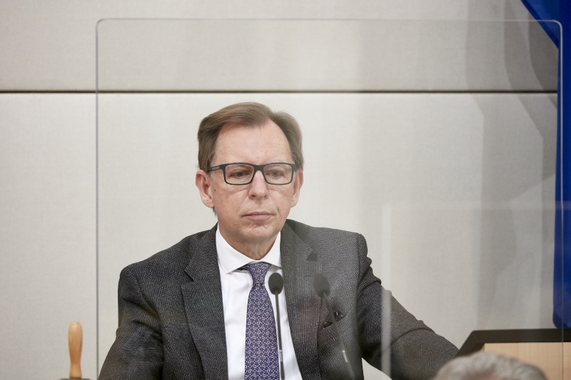 Vorsitzführung durch Bundesratsvizepräsident Christian Buchmann (ÖVP) am Präsidium