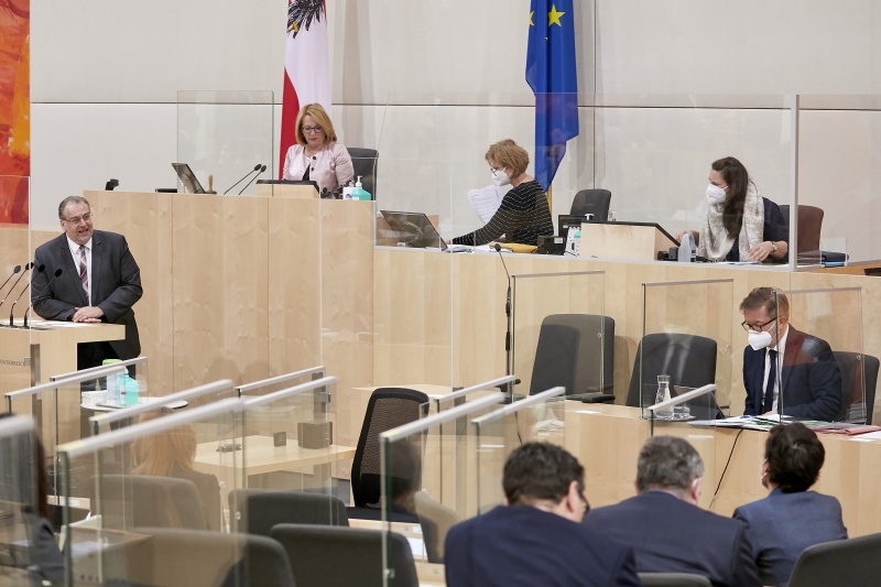 Am Rednerpult Nationalratsabgeordneter Andreas Kollross (SPÖ)