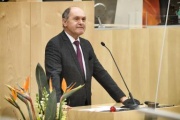 Begrüßung durch Nationalratspräsident Wolfgang Sobotka (ÖVP)