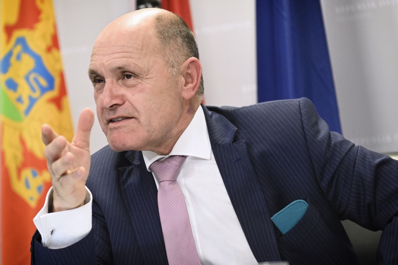 Nationalratspräsident Wolfgang Sobotka (ÖVP) im Gespräch via Videokonferenz