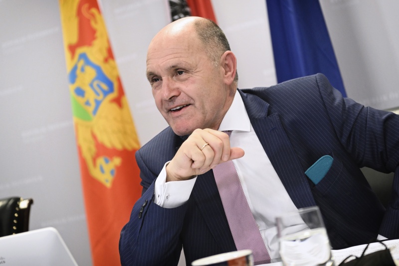 Nationalratspräsident Wolfgang Sobotka (ÖVP) im Gespräch via Videokonferenz