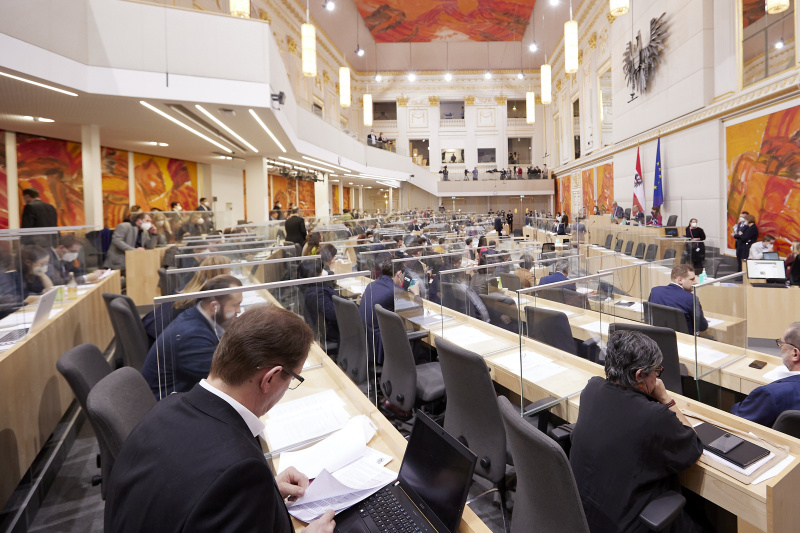 Blick Richtung SitzungsteilnehmerInnen