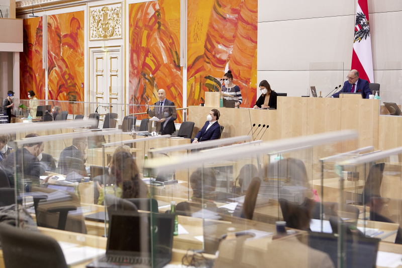 Rede von Arbeitsminister Martin Kocher