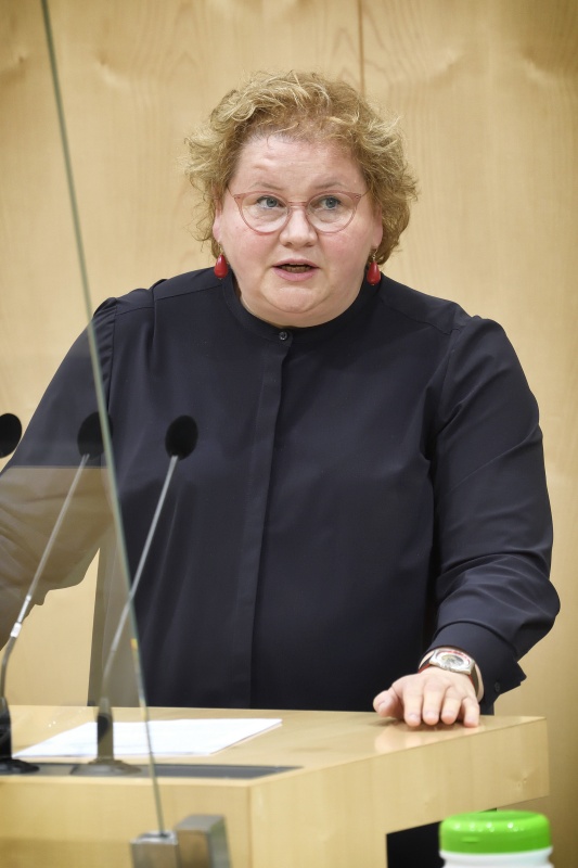 Bundesrätin Korinna Schumann (SPÖ) am Wort