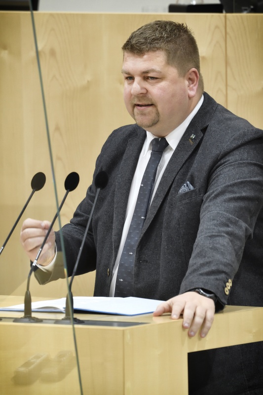 Bundesrat Andreas Spanring (FPÖ) am Wort