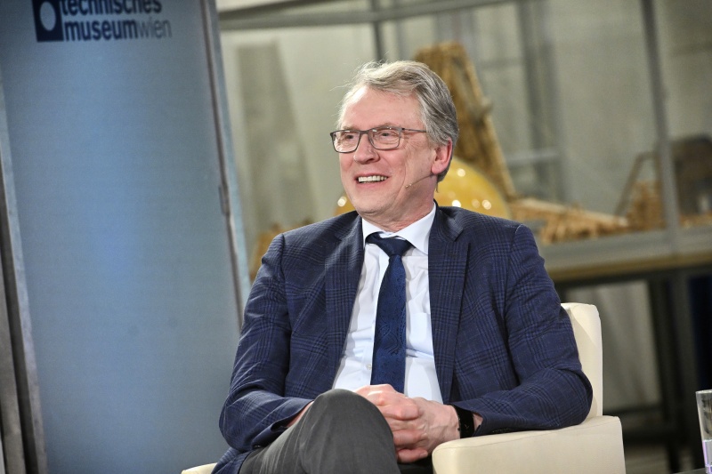 Direktor des Hasso-Plattner-Instituts Christoph Meinel am Wort