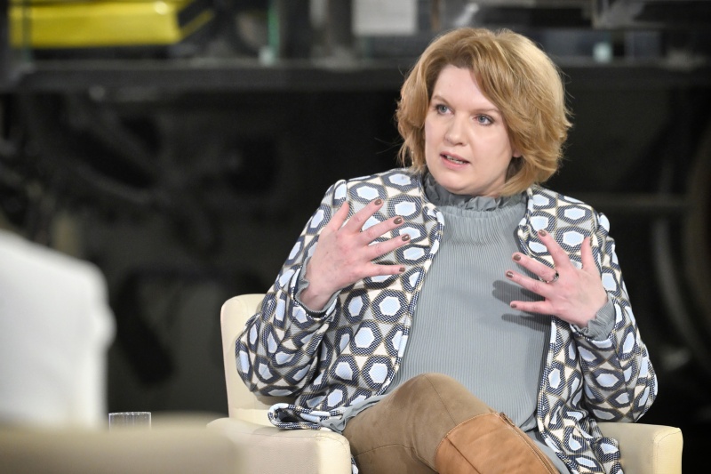 Autorin Yvonne Hofstetter am Wort