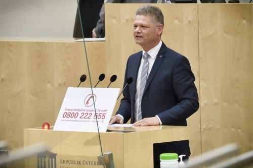 Nationalratsabgeordneter Andreas Hanger (ÖVP) am Wort