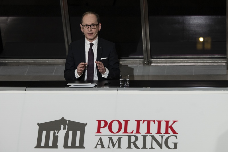 Am Podium: Moderator Gerald Groß