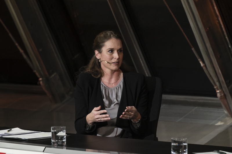 Am Podium: Präsidentin Richtervereinigung Sabine Matejka