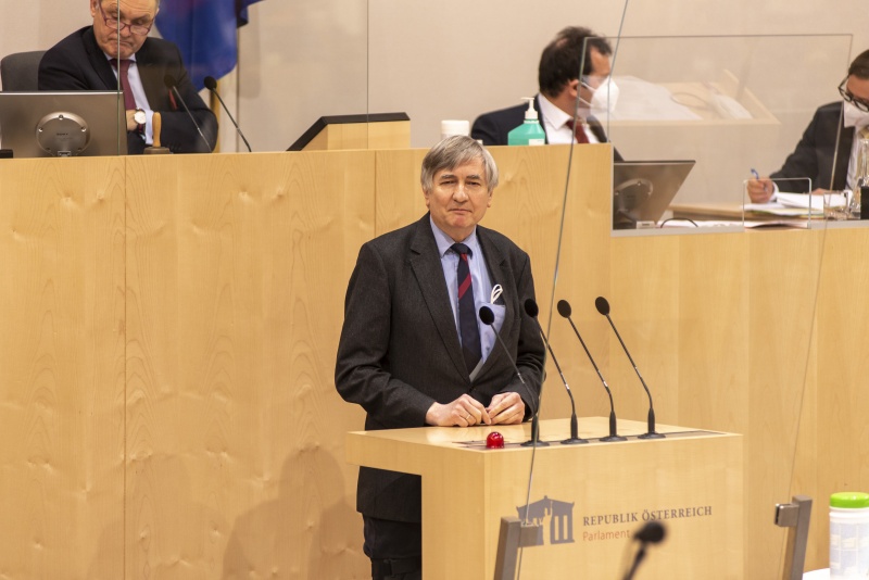 Nationalratsabgeordneter Josef Smolle (ÖVP) am Wort