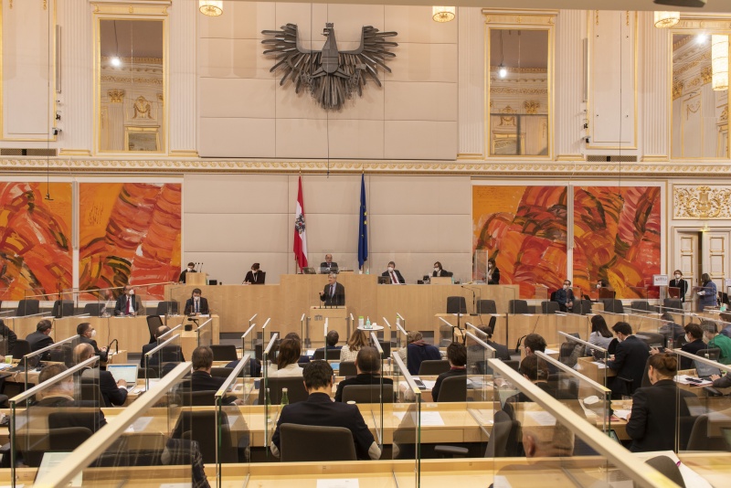 Nationalratsabgeordneter Josef Smolle (ÖVP) am Wort