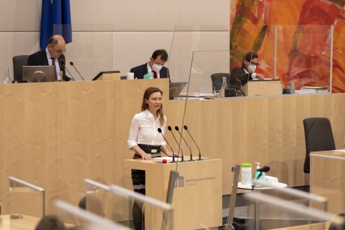 Nationalratsabgeordnete Susanne Fürst (FPÖ) am Wort