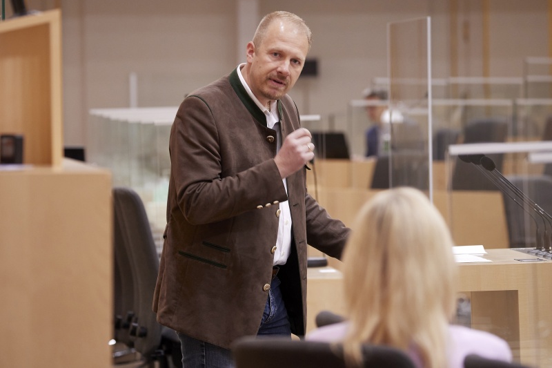 Am Rednerpult Bundesrat Markus Leinfellner (FPÖ)