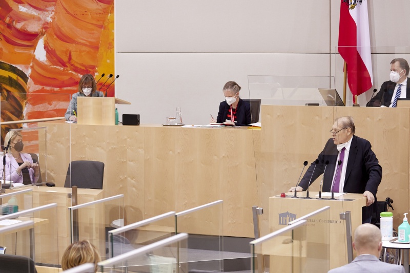 Am Rednerpult Bundesrat Wolfgang Beer (SPÖ)