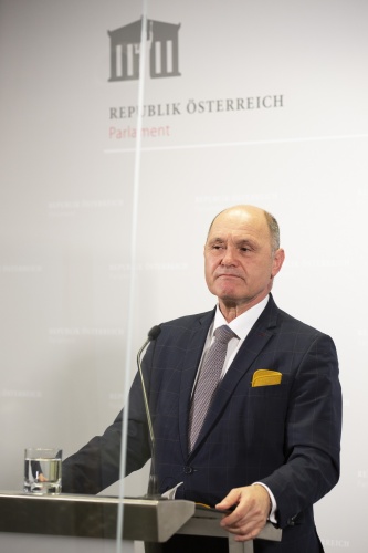 Pressestatement Nationalratspräsident Wolfgang Sobotka (ÖVP)